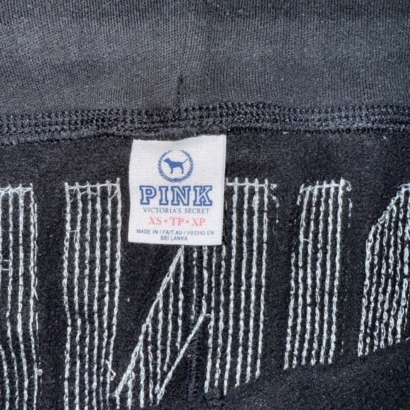 PINK Victoria's Secret Women’s Black Sequin Sweatpants - Picture 3 of 4